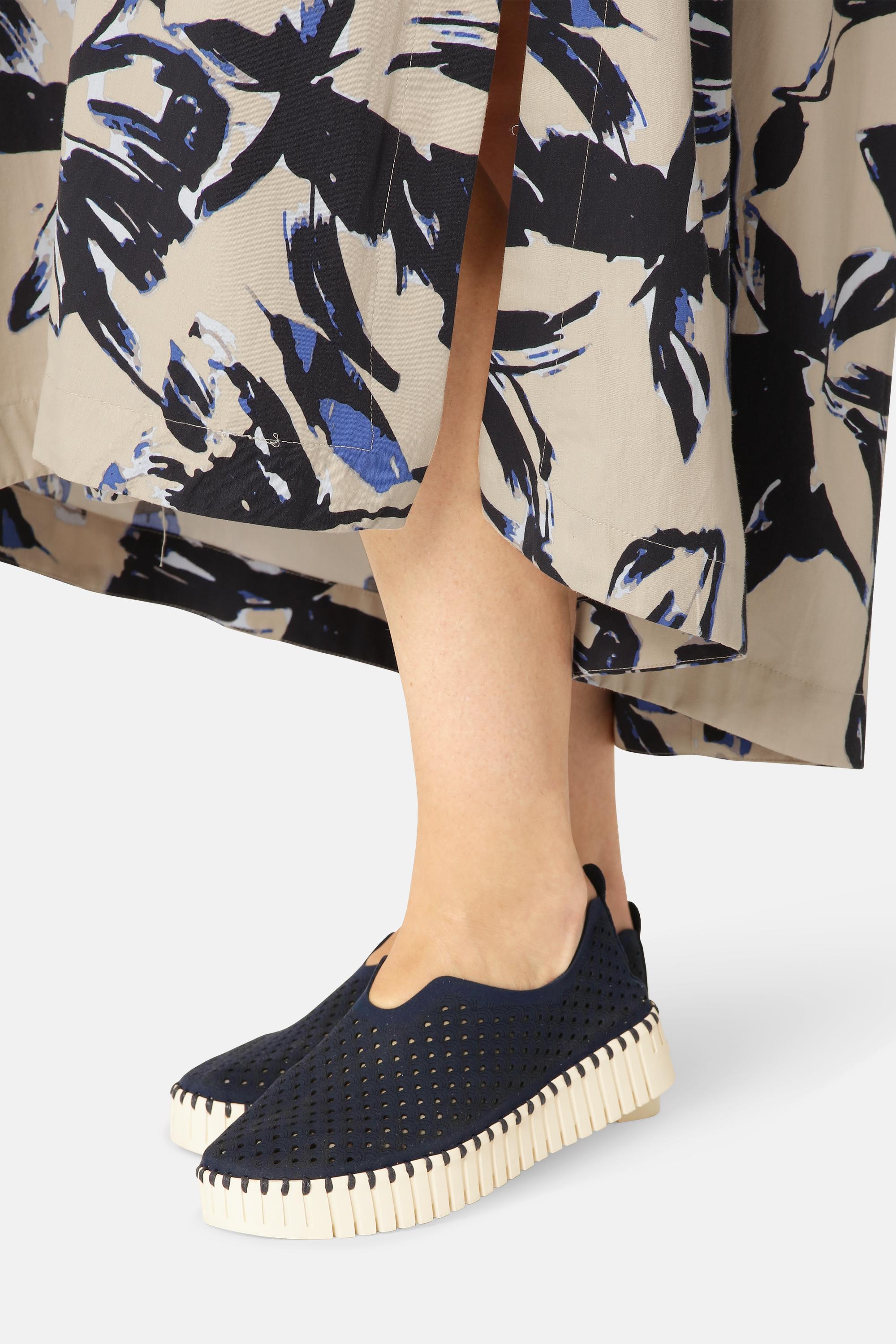 Platform Tulip Sko - Dark Indigo